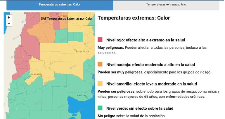 El Servicio Meteorológico Nacional emitió una alerta por calor en la región, pero también habra viento.