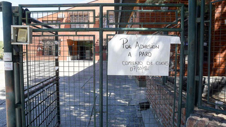 En Neuquén hubo más días de paro que de clases