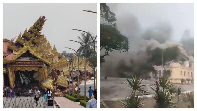 Por el terremoto, en Myanmar declararon el estado de emergencia en seis zonas del país. Por el terremoto, en Myanmar declararon el estado de emergencia en seis zonas del país.