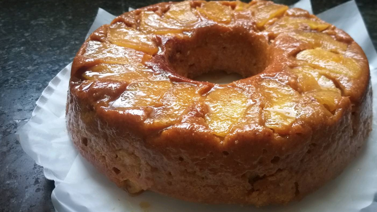 Receta genial: Torta invertida de manzana