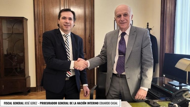El fiscal general José Gerez firmó un convenio de cooperación con el MPF de la Nación