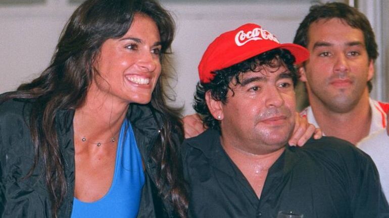 Gaby Sabatini y Maradona
