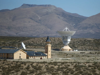 La estación espacial China en Neuquén. La estación espacial China en Neuquén.
