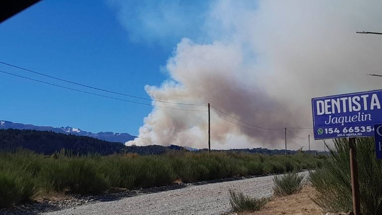 Inicio jueves 17. Foto desde barrio Arrayanes. Inicio jueves 17. Foto desde barrio Arrayanes.