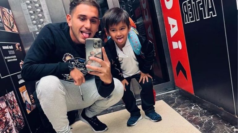 Facundo Ambrosioni y Francesco, el hijo de More Rial Facundo Ambrosioni y Francesco, el hijo de More Rial