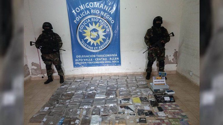 Caen con 85 kilos de droga para distribuir en la región