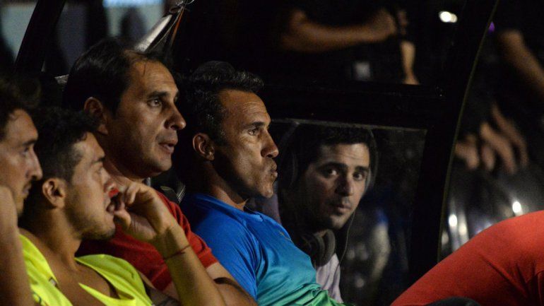 El entrenador se molestó por algunas situaciones del partido.&nbsp;