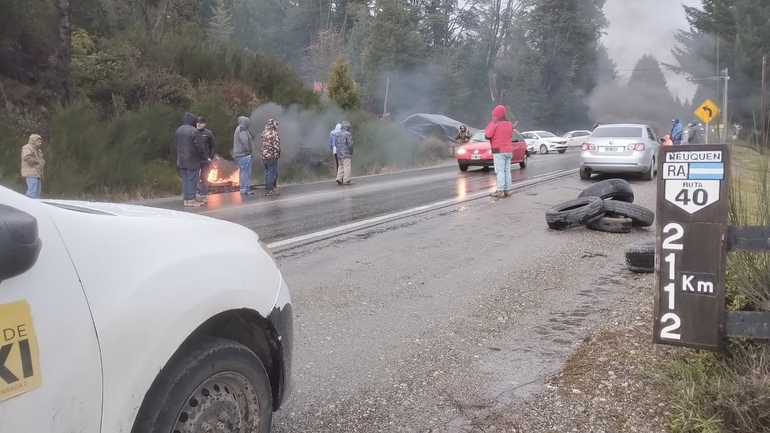 Cayó el principal sospechoso del robo y taxistas levantaron el corte en Ruta 40