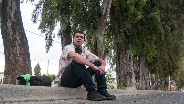 Roberto Tecker, víctima de abuso policial.