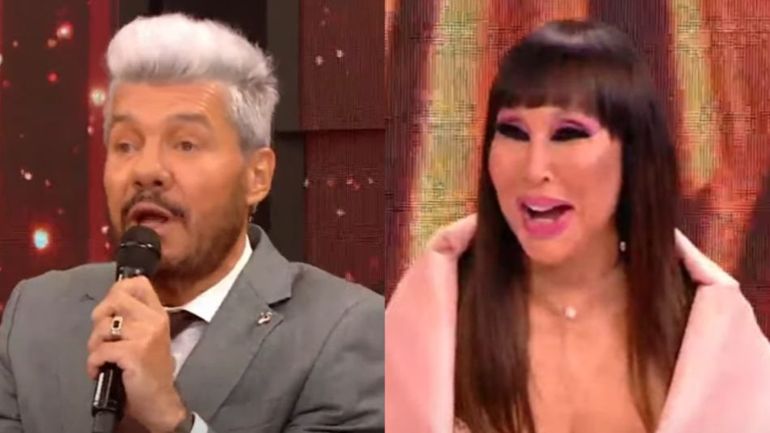 Moria Casán apretó a Marcelo Tinelli y le hizo la pregunta más picante