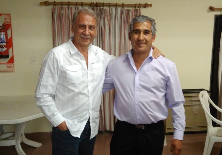 Raúl Hernández junto a Jorge Sobisch. Raúl Hernández junto a Jorge Sobisch.