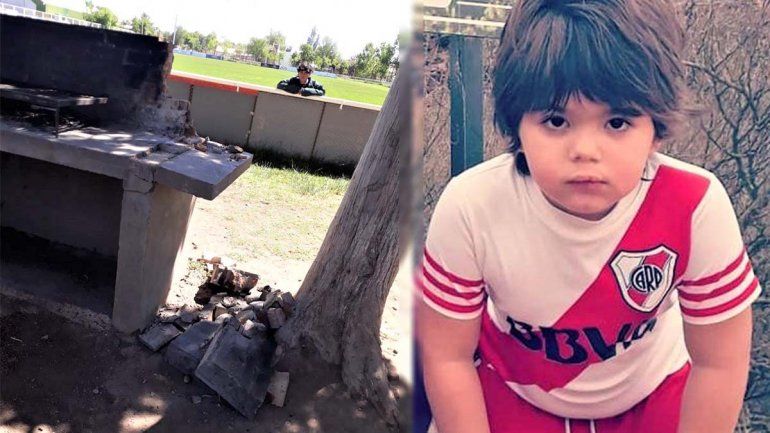 Un nene quedó en coma tras caerle una parrilla de cemento sobre la cabeza