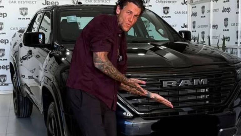 Alex Caniggia explotó contra quienes le rayaron su auto nuevo y tiró un fuerte comentario