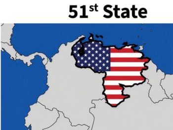 La polémica imagen que publicó Donald Trump sobre Venezuela. La polémica imagen que publicó Donald Trump sobre Venezuela.