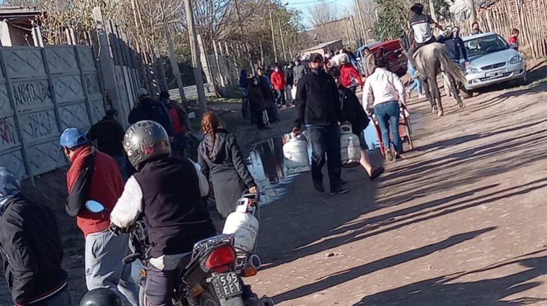 En Valentina Norte rural sufren el frío y las garrafas no llegan