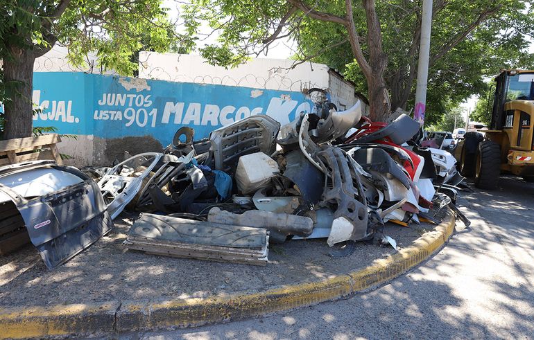 Récord: sacan 77 toneladas de basura en un día en el barrio Belgrano