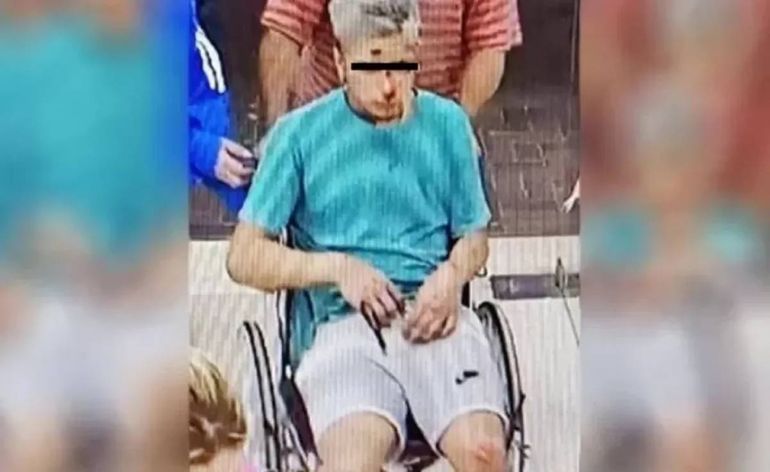 Uno de los jóvenes acusados de asesinar a Andrés Blaquier. Uno de los jóvenes acusados de asesinar a Andrés Blaquier.