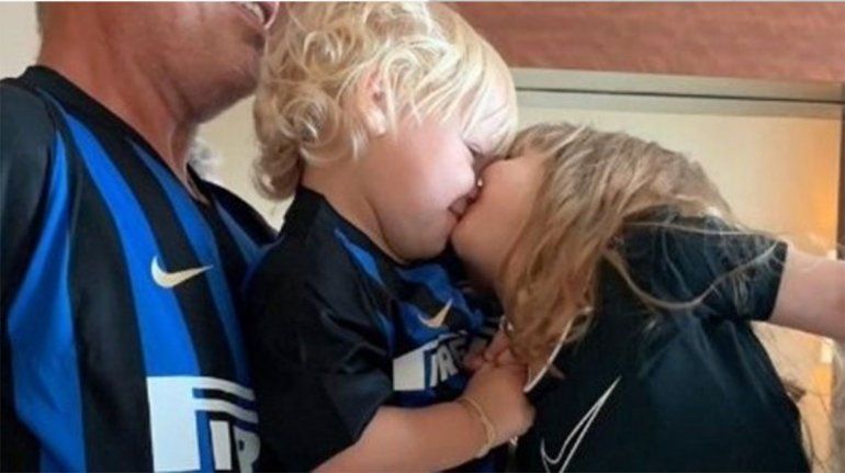 Mirko besó a la hija de Wanda y le ganó por lejos a Jorge Lanata