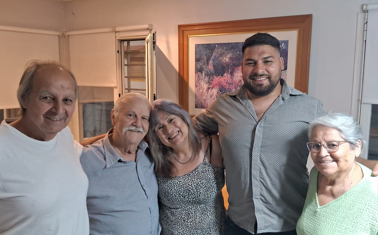 Isidro Belver, junto a los Berbel. Isidro Belver, junto a los Berbel.