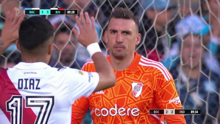 La decisión que tomó Gallardo con Armani tras regalarle el campeonato a Boca