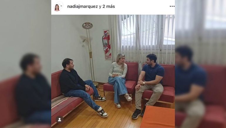 Nadia Márquez en otras de las reuniones institucionales, políticas y partidarias en Casa de las Leyes. Nadia Márquez en otras de las reuniones institucionales, políticas y partidarias en Casa de las Leyes.