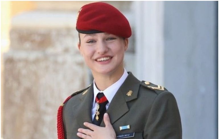La princesa Leonor, en su paso por el Ejército. La princesa Leonor, en su paso por el Ejército.