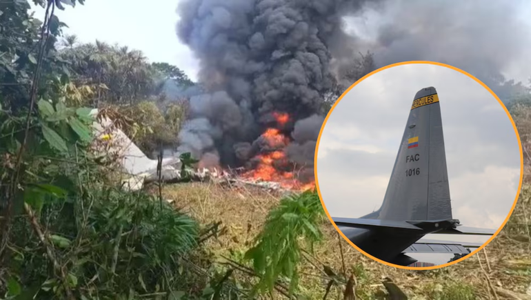 Más de 60 muertos&nbsp; luego de que se estrelló un Hércules de la Fuerza Aérea de Colombia&nbsp;