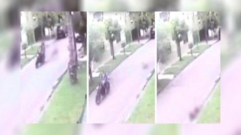 Motochorros escapan de un robo y atropellaron a un nene