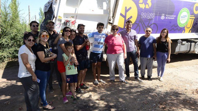 Un loteo de Valentina se suma a la recolección de basura