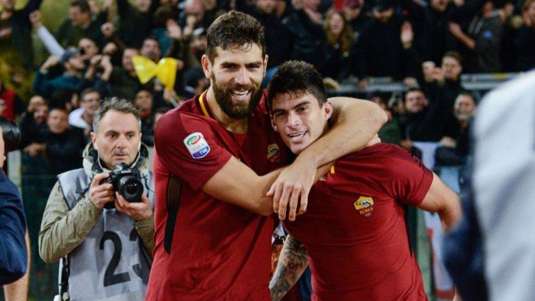 Perotti y Fazio buscan jugar su primera final de Champions League.