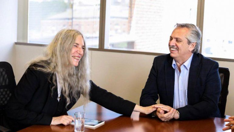 Patti Smith se reunió con Alberto Fernández