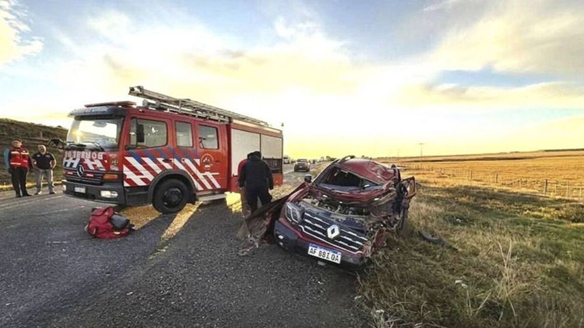 Otro choque frontal en Ruta 3: murió una mujer que quedó atrapada en su ...