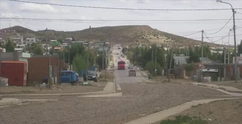 El barrio 17 de Octubre, en Caleta Olivia. El barrio 17 de Octubre, en Caleta Olivia.