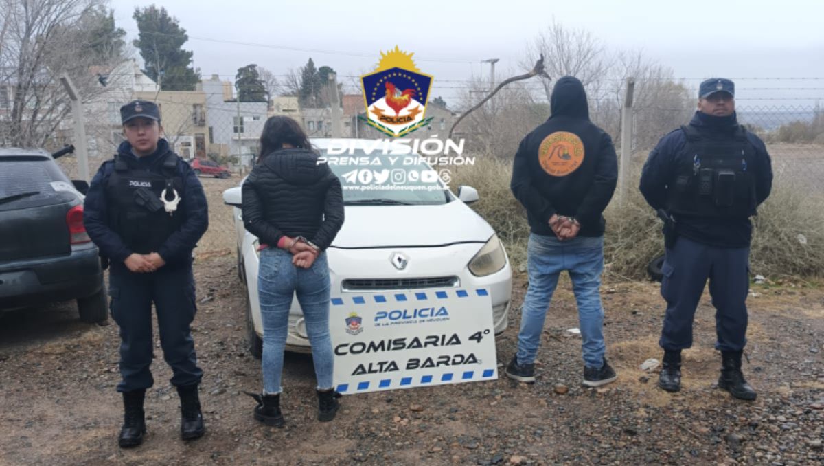 Una pareja robó una casa en Alta Barda y los atraparon en el Tercer Puente