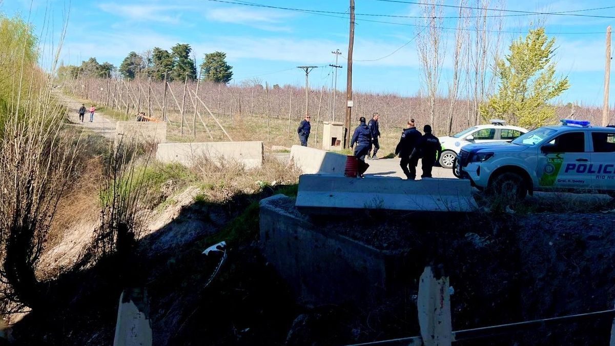 El segundo hallazgo ocurrió esta tarde en la zona de Tres Puentes. Foto gentileza Radio Slogan.