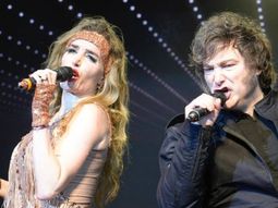 Javier Milei cantó el Rock del Gato en un Teatro de Mar del Plata. Javier Milei cantó el Rock del Gato en un Teatro de Mar del Plata.