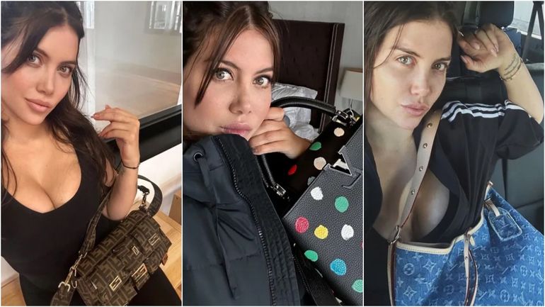 Wanda Nara y otras de sus costosas carteras Wanda Nara y otras de sus costosas carteras