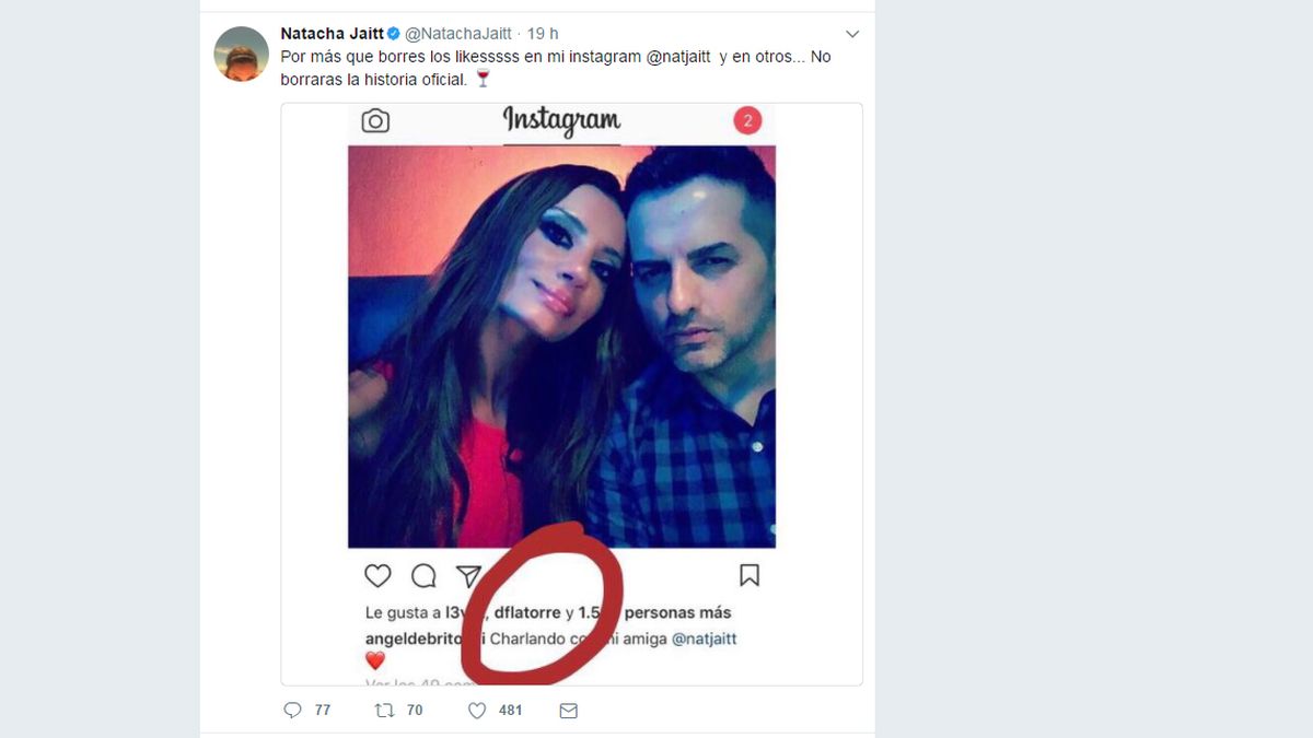 con nuevas fotos natacha jaitt volvió a escrachar a diego latorre