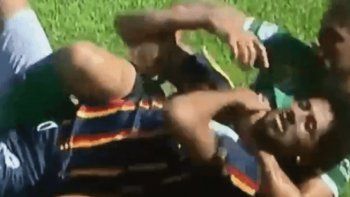 Así comenzó la batalla campal por una acción digna de MMA. Así comenzó la batalla campal por una acción digna de MMA.