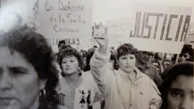 Marcha en reclamo por el esclarecimiento del caso.