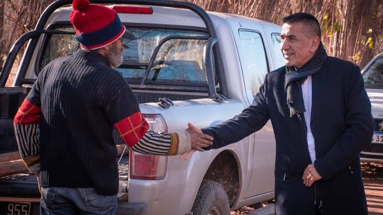 El intendente Ramón Rioseco recorrió la obra esta tarde. El intendente Ramón Rioseco recorrió la obra esta tarde.