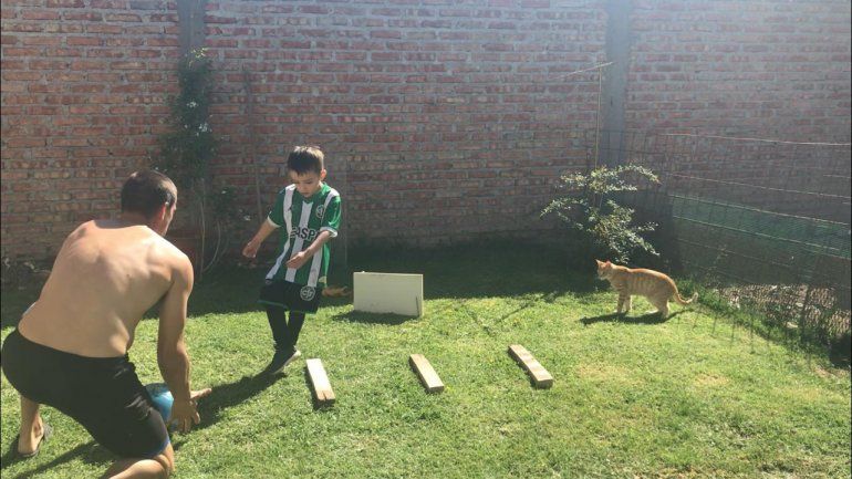 El Willy Ferreyra tiene un compañero ideal para entrenar