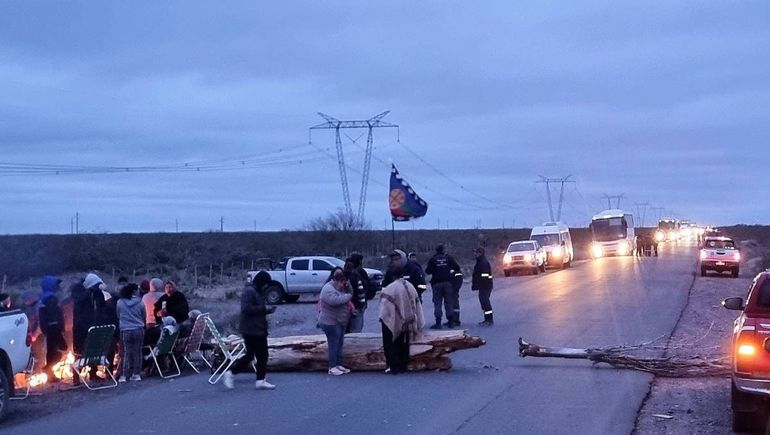 Dónde son todos los cortes mapuches en las rutas petroleras