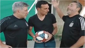 el genial video de lionel scaloni actuando con pablo granados y pachu pena el genial video de lionel scaloni actuando con pablo granados y pachu pena
