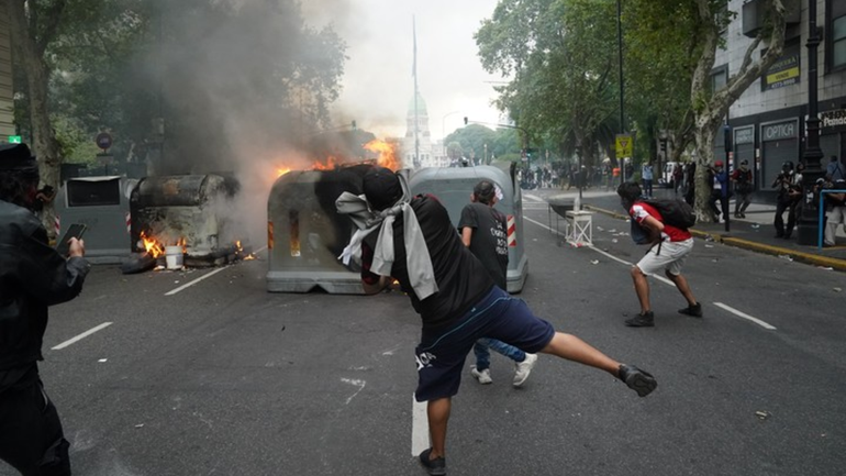 Serios incidentes se registraron este miércoles / Foto