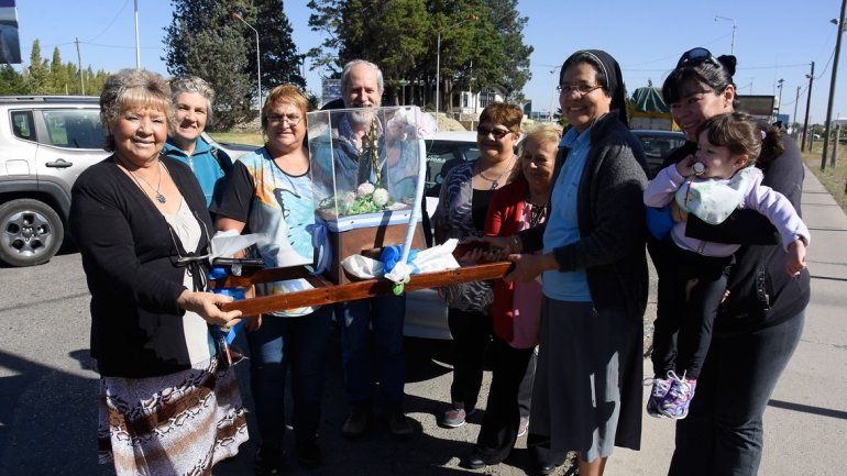La Virgen de Luján que bendijo el Papa llegó a Neuquén