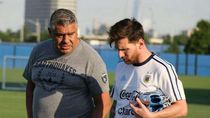Chiqui Tapia y Lionel Messi