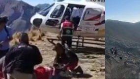 El rescate implicó una caminata de 12 horas.&nbsp;