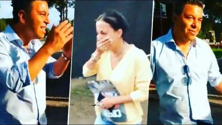 Piel de Gallina: fanática vio a Gallardo y empezó a llorar de la emoción