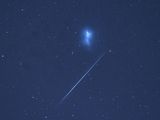 El fenómeno que se pudo ver en el cielo neuquino en la noche del miércoles (Fotos Gentileza Darío Martínez)